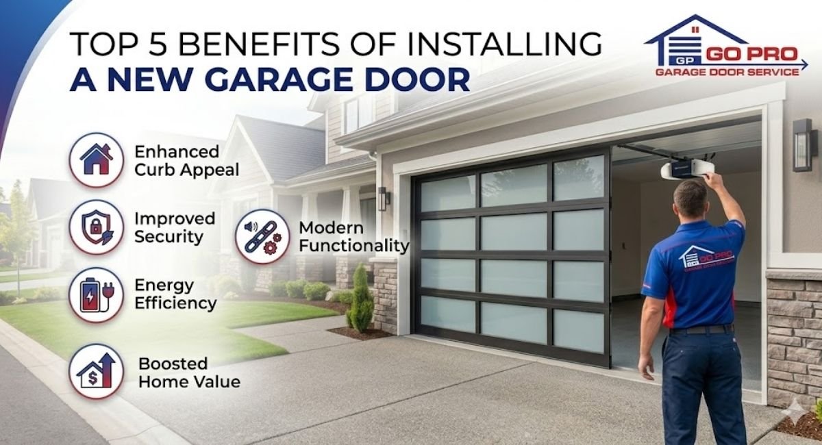 You are currently viewing Top 5 Benefits of Installing a New Garage Door for Your Home