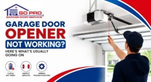 Read more about the article Garage Door Opener Not Working? Here’s What’s Usually Going On
