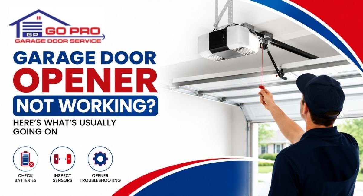 You are currently viewing Garage Door Opener Not Working? Here’s What’s Usually Going On