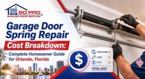 Read more about the article Garage Door Spring Repair Cost Breakdown (Orlando Homeowner Guide)