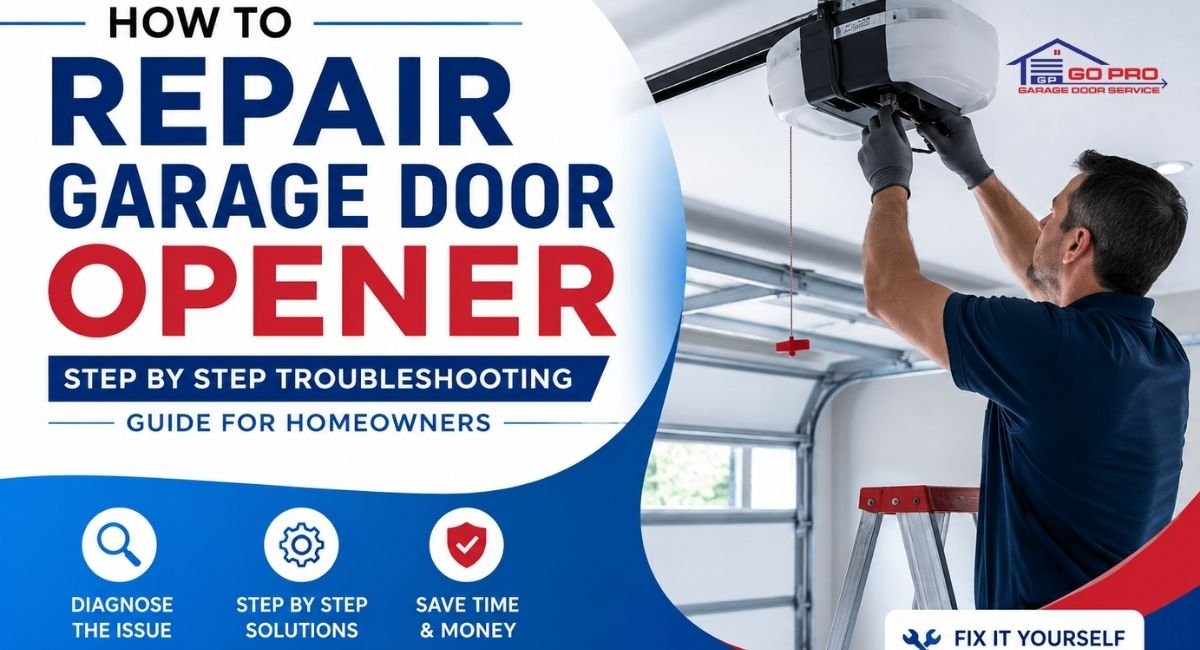 You are currently viewing How to Repair Garage Door Opener Step by Step Troubleshooting Guide for Homeowners