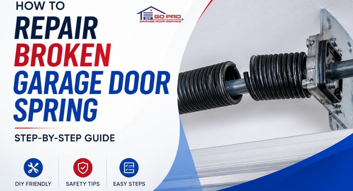 You are currently viewing How to Repair Broken Garage Door Spring: Step-by-Step Guide for Homeowners