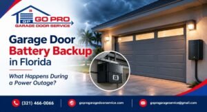 Read more about the article Garage Door Battery Backup in Florida: What Happens During a Power Outage?