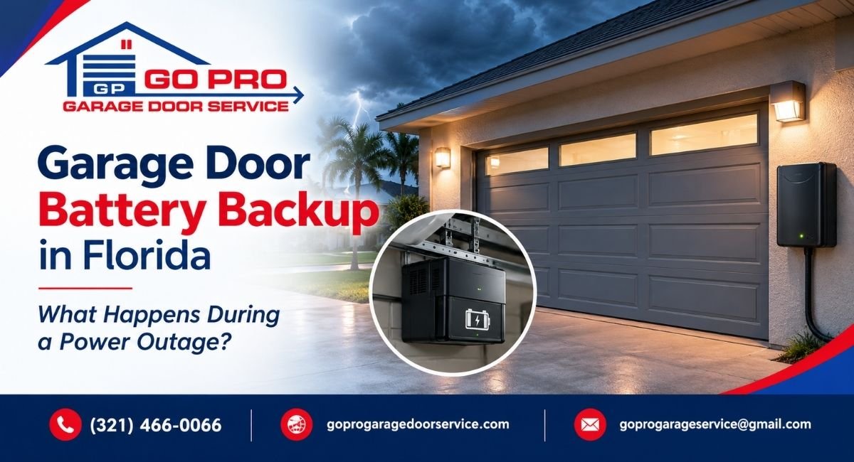 You are currently viewing Garage Door Battery Backup in Florida: What Happens During a Power Outage?