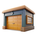 beautiful-abstract-garage-door-sectional-panel-residential-style-genuine-free-png